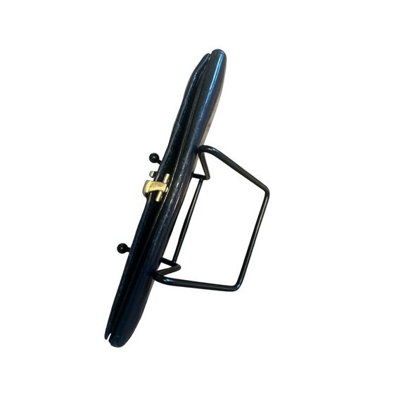 Gucci Y2K Vintage Black Patent Leather Wallet with Horsebit Clasp - Picture 6 of 11